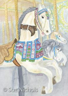 Carousel Horse Detail